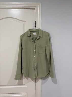 J. Crew Olive Green Button-Down Shirt